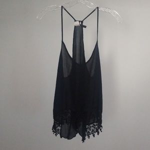 Black Spaghetti strap top